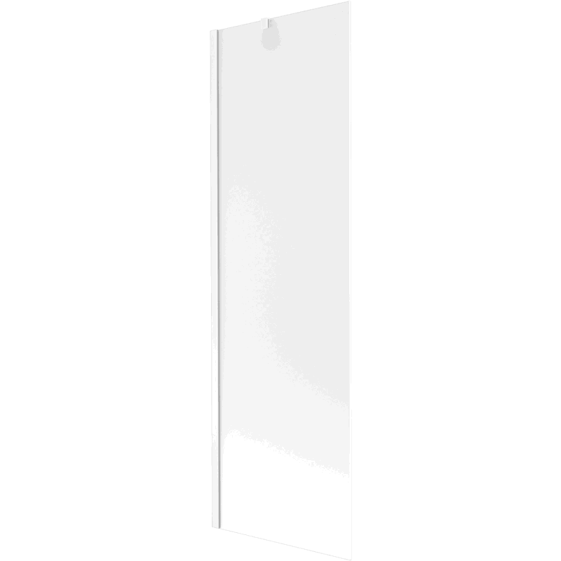 Mexen Next 1-wing bathtub screen 60 x 150 cm, frosted, white - 895-060-000-00-30-20