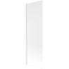 Mexen Next 1-wing bathtub screen 60 x 150 cm, frosted, white - 895-060-000-00-30-20