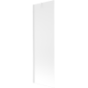 Mexen Next badwand-scherm 1-vleugel 60 x 150 cm, matglas, wit - 895-060-000-00-30-20