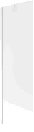 Mexen Next 1-panel bathtub screen 60 x 150 cm, frost, white - 895-060-000-00-30-20
