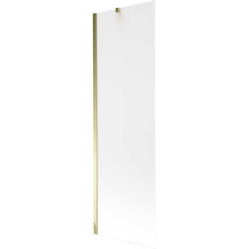 Mexen Next 1-panel Bath Screen 60 x 150 cm, Frosted, Gold - 895-060-000-00-30-50