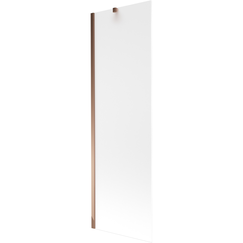 Mexen Next Badewannenwand 1-flügelig 60 x 150 cm, satiniert, Roségold - 895-060-000-00-30-60