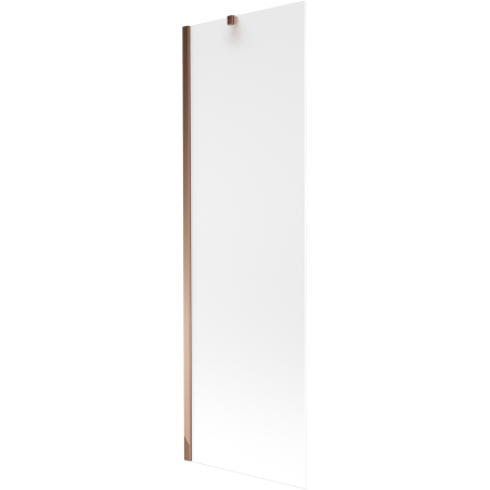 Mexen Next vannas istabas ekrāns, 1-paneļu, 60 x 150 cm, matēts stikls, rozā zelts - 895-060-000-00-30-60