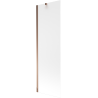 Mexen Next Badewannenwand 1-flügelig 60 x 150 cm, satiniert, Roségold - 895-060-000-00-30-60