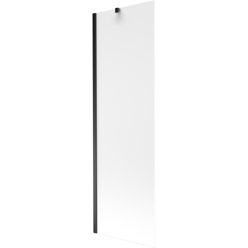 Mexen Next 1-vleugelige badwand 60 x 150 cm, matglas, zwart - 895-060-000-00-30-70