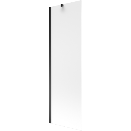 Mexen Next paratia per vasca da bagno a 1 anta 60 x 150 cm, brina, nero - 895-060-000-00-30-70