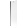 Mexen Next paravan za kadu, 1-krilni 60 x 150 cm, mat, crni - 895-060-000-00-30-70