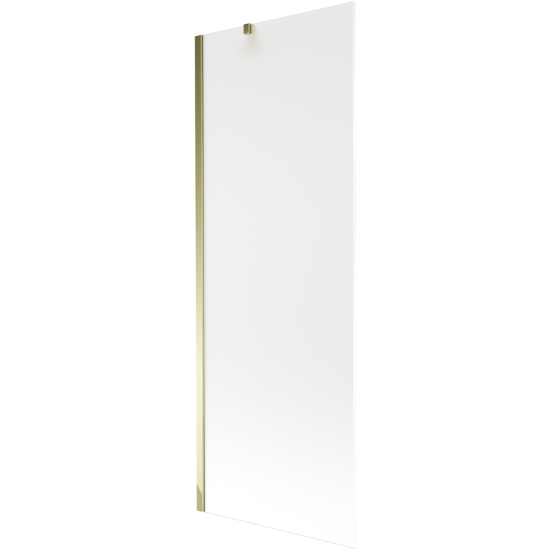 Mexen Next enkelvoudig badscherm 70 x 150 cm, matglas, goud - 895-070-000-00-30-50