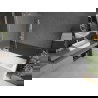 Mexen Next badwand scherm 1-vleugelig 70 x 150 cm, matglas, wit - 895-070-000-00-30-20