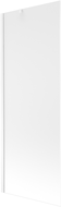 Mexen Next divisória de banho 1-folha 70 x 150 cm, fosco, branco - 895-070-000-00-30-20