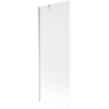 Mexen Next enkel vikduschvägg 70 x 150 cm, frostad, krom - 895-070-000-00-30-01