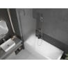 Mexen Next paroi de douche à 1 volet 70 x 150 cm, givré, chrome - 895-070-000-00-30-01