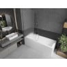 Mexen Next paroi de douche à 1 volet 70 x 150 cm, givré, chrome - 895-070-000-00-30-01