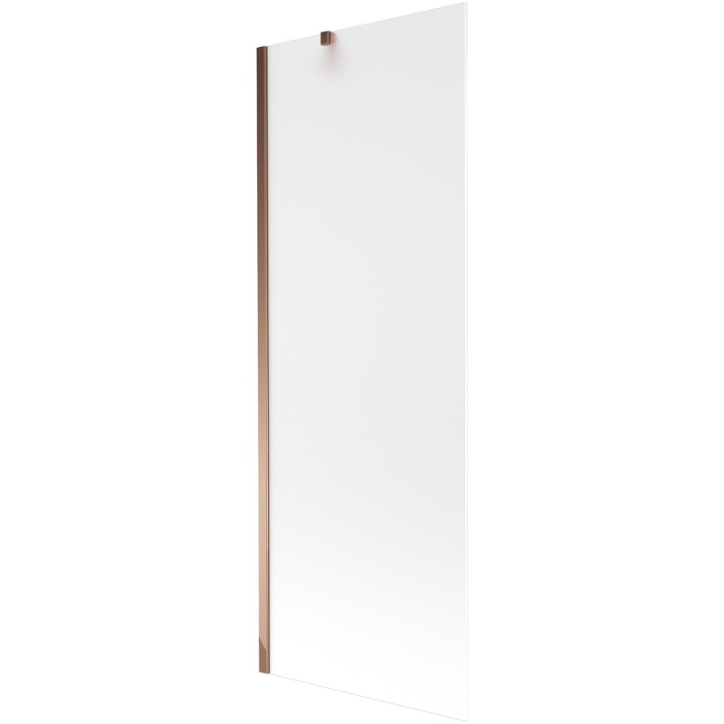 Mexen Next badscherm 1-delig 70 x 150 cm, matglas, roze goud - 895-070-000-00-30-60