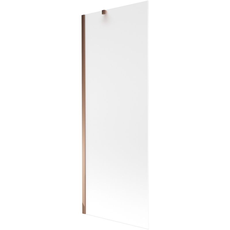 Mexen Next paroi de baignoire 1 vantail 70 x 150 cm, dépoli, or rose - 895-070-000-00-30-60