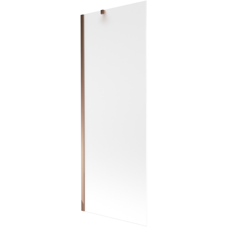 Mexen Next 1-flügelige Badewannenabtrennung 70 x 150 cm, Milchglas, Roségold - 895-070-000-00-30-60