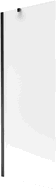 Mexen Next douchewand 1-delig 70 x 150 cm, frosted, zwart - 895-070-000-00-30-70