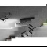Mexen Next douchewand 1-delig 70 x 150 cm, frosted, zwart - 895-070-000-00-30-70
