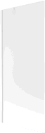Mexen Next douchewand 1-delig 80 x 150 cm, mat, wit - 895-080-000-00-30-20