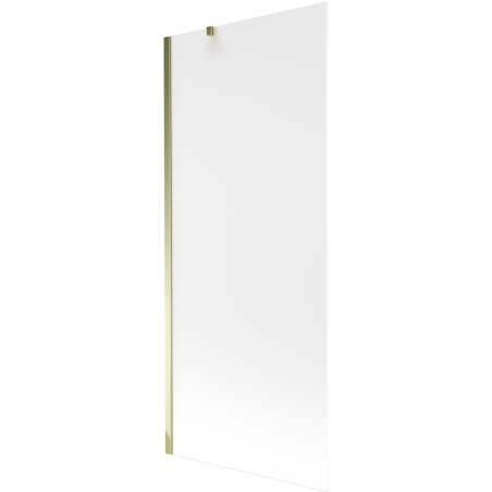 Mexen Next badwand scherm 1-deurs 80 x 150 cm, ijs, goud - 895-080-000-00-30-50