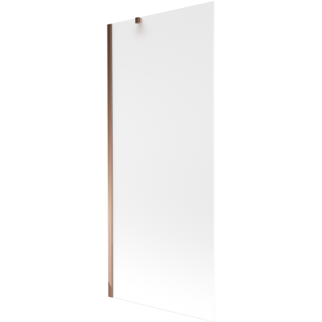 Mexen Next 1-flügelige Badewannenabtrennung 80 x 150 cm, matt, Roségold - 895-080-000-00-30-60