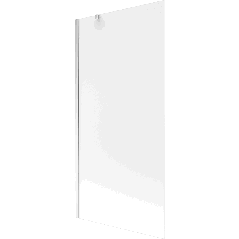 Mexen Next 1-wing bath screen 90 x 150 cm, frosted, chrome - 895-090-000-00-30-01