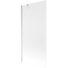 Mexen Next 1-wing bath screen 90 x 150 cm, frosted, chrome - 895-090-000-00-30-01