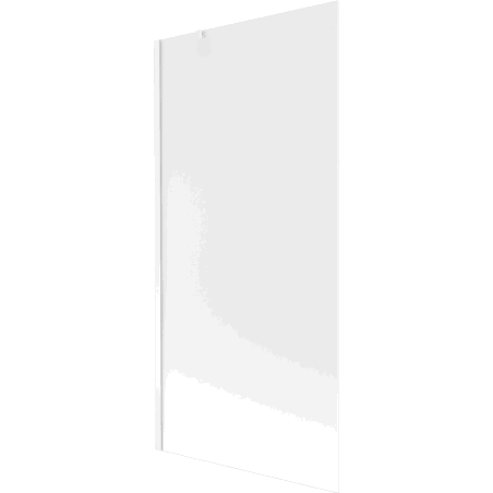 Mexen Next Badewannenaufsatz 1-flügelig 90 x 150 cm, Mattglas, weiß - 895-090-000-00-30-20
