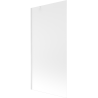 Mexen Next 1-panel bathtub screen 90 x 150 cm, frost, white - 895-090-000-00-30-20