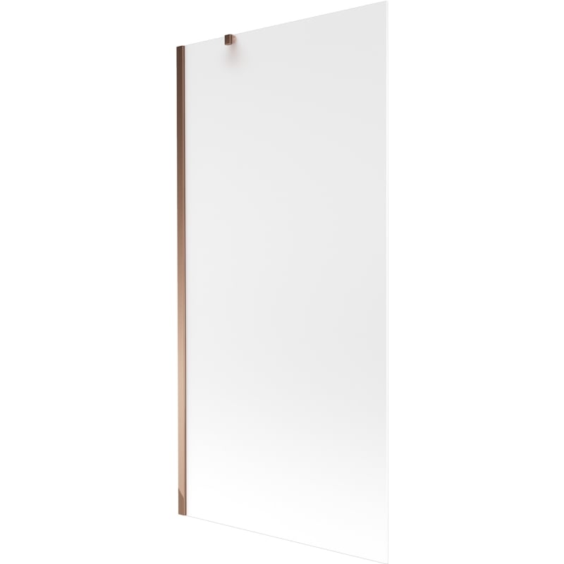 Mexen Next 1-delige badwandscherm 90 x 150 cm, matglas, roze goud - 895-090-000-00-30-60