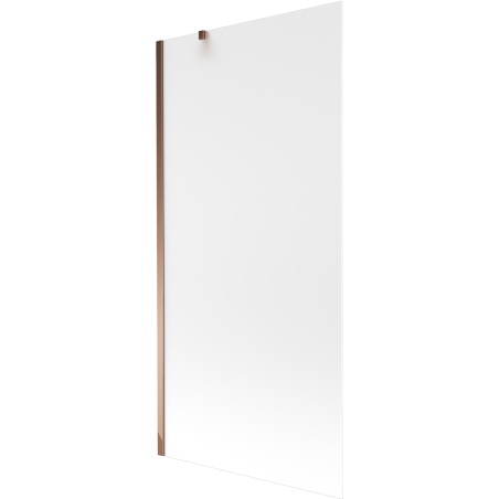 Mexen Next 1-delige badwandscherm 90 x 150 cm, matglas, roze goud - 895-090-000-00-30-60