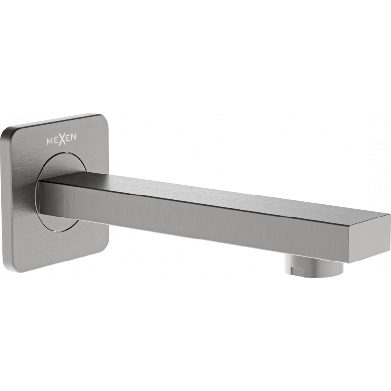 Mexen Cube rubinetto vasca a parete, grafite - 79370-66