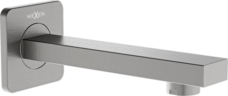 Mexen Cube torneira de banheira de parede, grafite - 79370-66