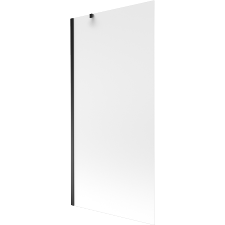 Mexen Next parawan nawannowy 1-skrzydłowy 90 x 150 cm, szron, czarny - 895-090-000-00-30-70