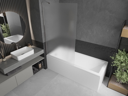 Mexen Next badwand paneel 1-delig 100 x 150 cm, ijs, chroom - 895-100-000-00-30-01