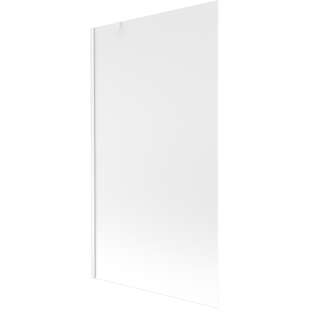 Mexen Next 1-wing bath screen 100 x 150 cm, frosted, white - 895-100-000-00-30-20