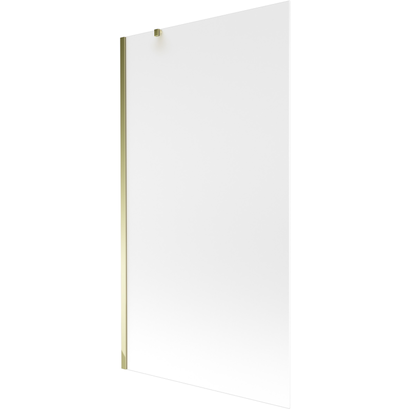 Mexen Next badwand scherm 1-delig 100 x 150 cm, matglas, goud - 895-100-000-00-30-50