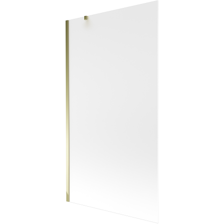 Mexen Next badwand scherm 1-delig 100 x 150 cm, matglas, goud - 895-100-000-00-30-50