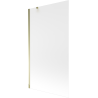 Mexen Next badscherm 1-delig 100 x 150 cm, mat, goud - 895-100-000-00-30-50