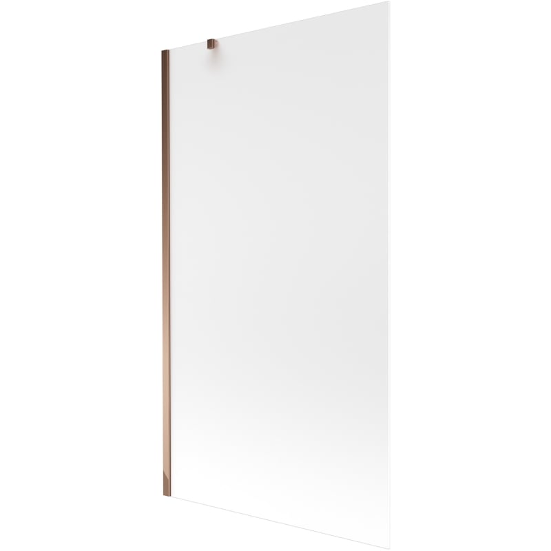 Mexen Next 1-wing bathtub screen 100 x 150 cm, frost, pink gold - 895-100-000-00-30-60