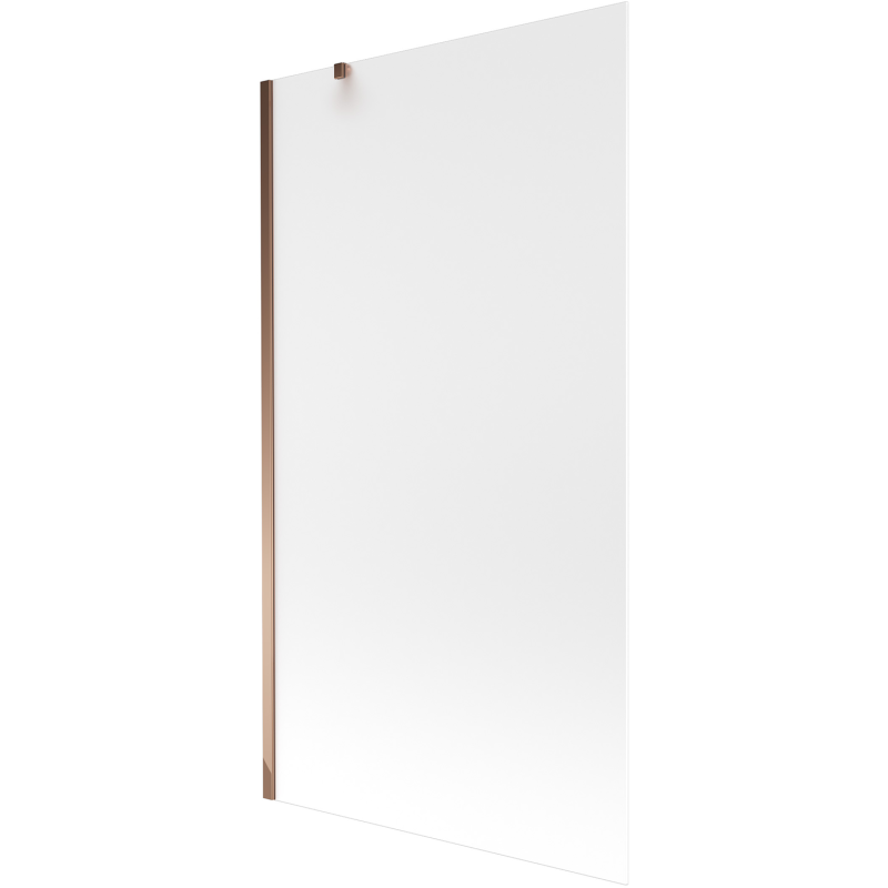 Mexen Next duschskärm 1-dörr 100 x 150 cm, frostat glas, roséguld - 895-100-000-00-30-60