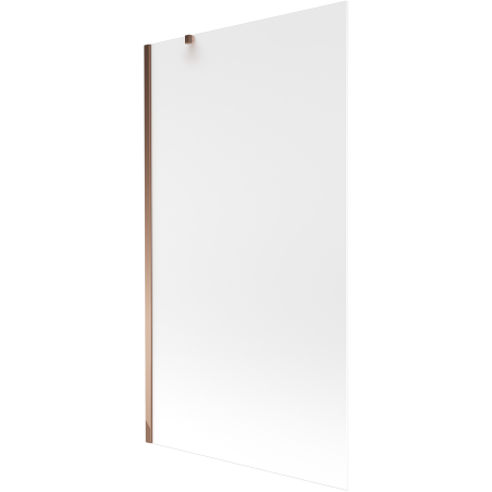 Mexen Next 1-wing bathtub screen 100 x 150 cm, frost, pink gold - 895-100-000-00-30-60