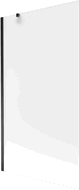 Mexen Next badwand paneel 1-deurs 100 x 150 cm, mat, zwart - 895-100-000-00-30-70