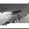Mexen Next badwand paneel 1-deurs 100 x 150 cm, mat, zwart - 895-100-000-00-30-70