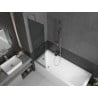 Mexen Next 1-krilni paravan za kadu 50 x 150 cm, grafit, krom - 895-050-000-00-40-01