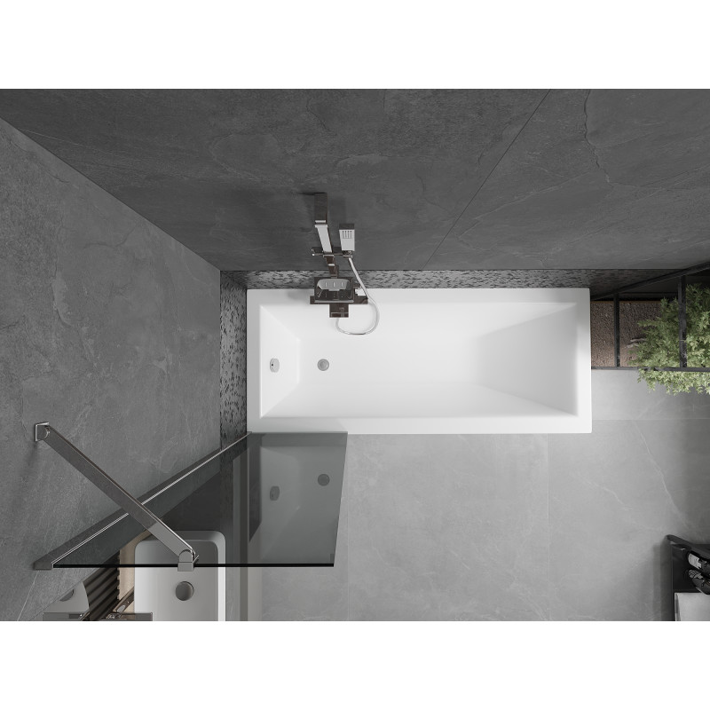Mexen Next parawan nawannowy 1-skrzydłowy 50 x 150 cm, grafit, chrom - 895-050-000-00-40-01