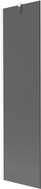 Mexen Next vannitoa paravan 1-osaline 50 x 150 cm, grafiit, valge - 895-050-000-00-40-20