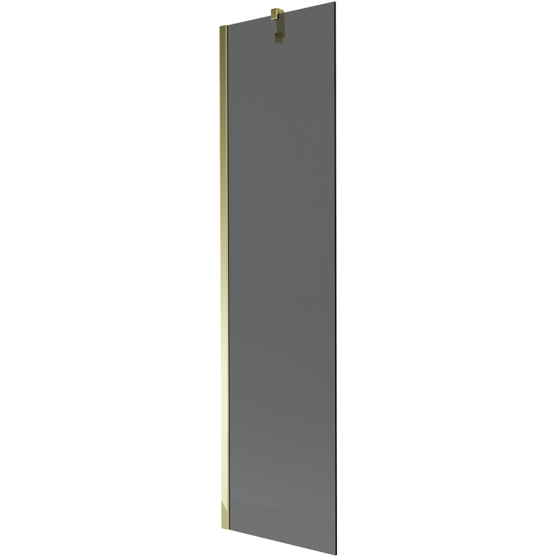 Mexen Next Wannenspritzschutz 1-flügelig 50 x 150 cm, grafit, gold - 895-050-000-00-40-50