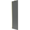 Mexen Next Wannenspritzschutz 1-flügelig 50 x 150 cm, grafit, gold - 895-050-000-00-40-50
