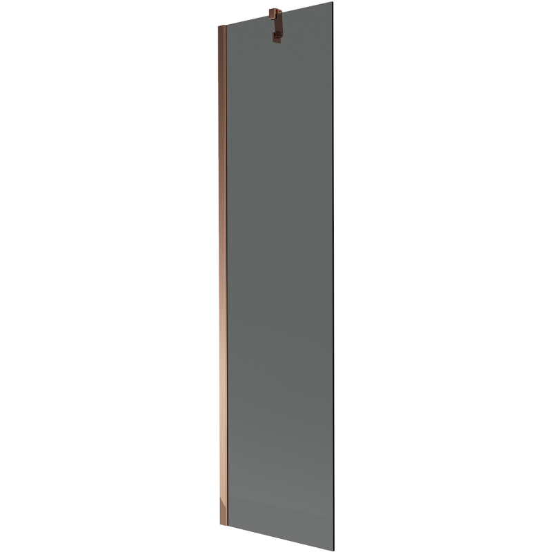 Mexen Next Duschabtrennung 1-flügelig 50 x 150 cm, Graphit, Roségold - 895-050-000-00-40-60